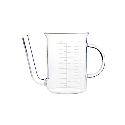 Harold Imports Gravy Strainer & Fat Separator 32 Ounces(4 Cups) 6.25" X 8.5" X 4" Clear Stainless Steel Silicone Top Borosilicate Glass
