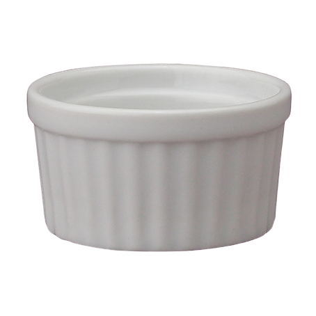 HIC Mini Butter Crock 1 Ounces 2" White Fine Porcelain