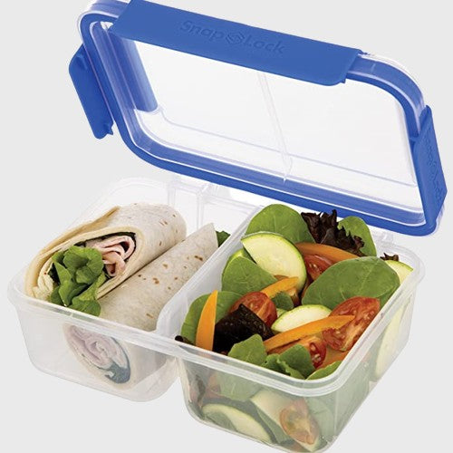 Progressive Snap Lock Deep Split Lunch To Go Container Assorted
