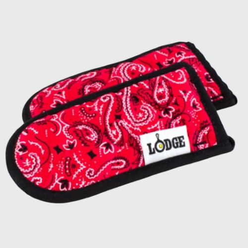 Lodge Red Bandana Hot Handle Holders Set Of 2 HHBAN41
