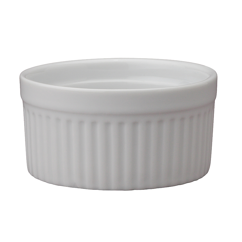 superior-equipment-supply - Harold Imports - HIC Souffle Dish  3-1/2" Diameter Porcelain 6 oz.