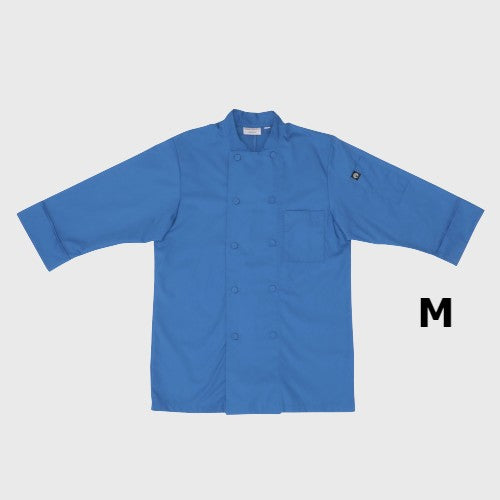 Chef Works Morocco Chef Coat Blue Medium