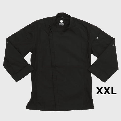 Chef Works Hartford Chef Coat Black 2XL