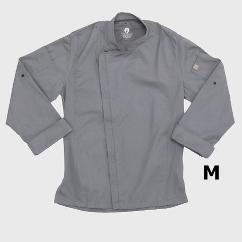 Chef Works Hartford Chef Coat Gray Medium