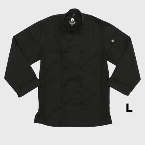 Chef Works Bowden Chef Coat Black Large