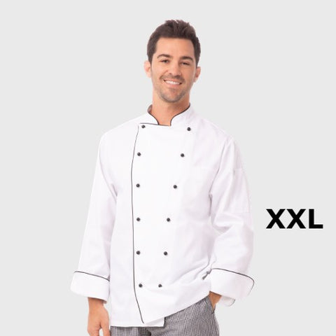 Chef Works Newport Executive Coat White 2XL