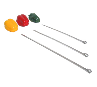 superior-equipment-supply - Town Food Equipment - Town Stainless Steel Kabob Skewers One Ended Point With Ring 18"