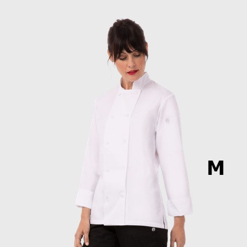Chef Works Women's Sofia Chef Coat White Medium