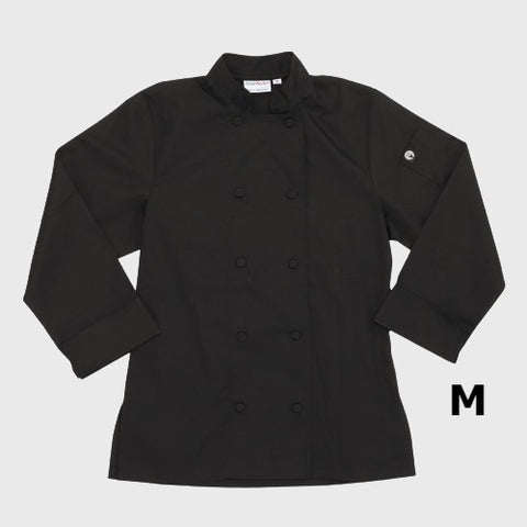 Chef Works Women's Sofia Chef Coat Black Medium