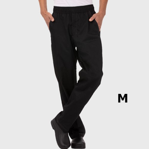 Chef Works Baggy Pants Cool Vented Black Medium