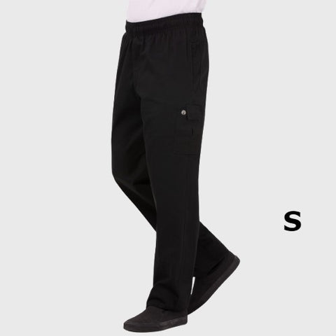 Chef Works Cargo Pants Slimmer Fit Black Small