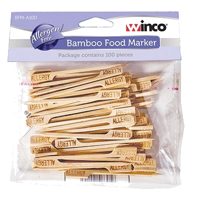 Food Marker Bamboo 3-1/2" Long (100 Pieces per Pack)