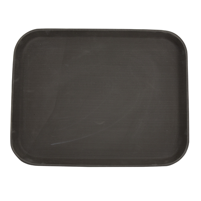 Easy-Hold Tray Rectangular Brown Plastic 14" x 18"
