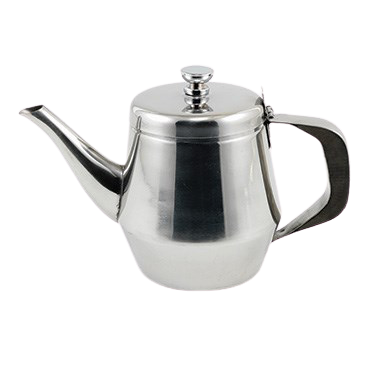 Teapot Gooseneck Stainless Steel with Bakelite Handle 20 oz.