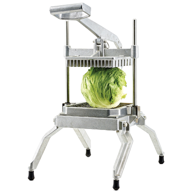 Lettuce Cutter Stainless Steel & Aluminum with 4 Rubber Feet (49) 1" x 1" Blades