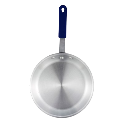 Gladiator Fry Pan Aluminum With Blue Silicone Sleeve 14" Diameter
