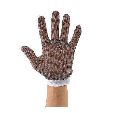Mesh Glove Small Reversible White 304L Stainless Steel Cut-Resistance Level 5