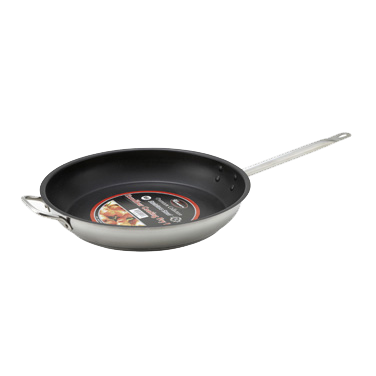 superior-equipment-supply - Winco - Stainless Steel Premium Induction Fry Pan 14" Diameter Non-Stick