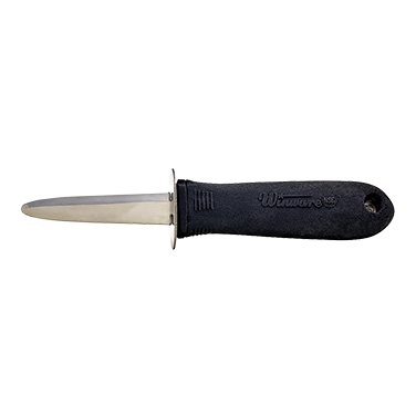 Oyster/Clam Knife 2-7/8" Stainless Steel Blade with Soft Grip Black Handle 7-5/8" Overall Length