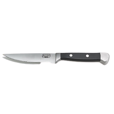 Steak Knife 5" Blade Steak Knife Acero 5" Heavy Duty Stainless Steel Blade with POM Handle 11" O.A.L. - One Dozen