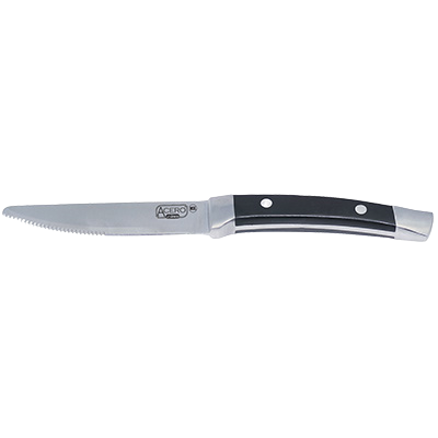 Steak Knife Acero 5" Forged Serrated Stainless Steel Blade with POM Handle 11" O.A.L. - One Dozen