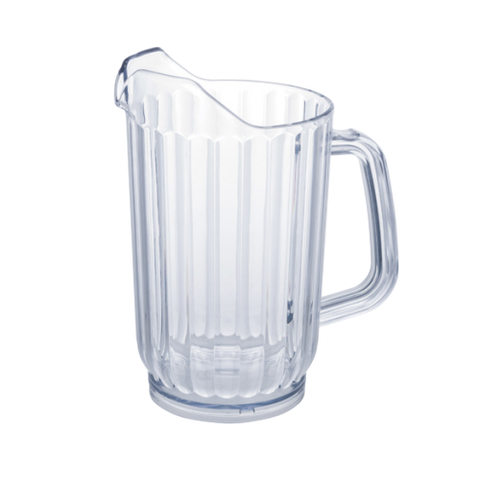 Water Pitcher BPA Free Clear SAN Plastic 32 oz. - 4 Pitchers/Pack