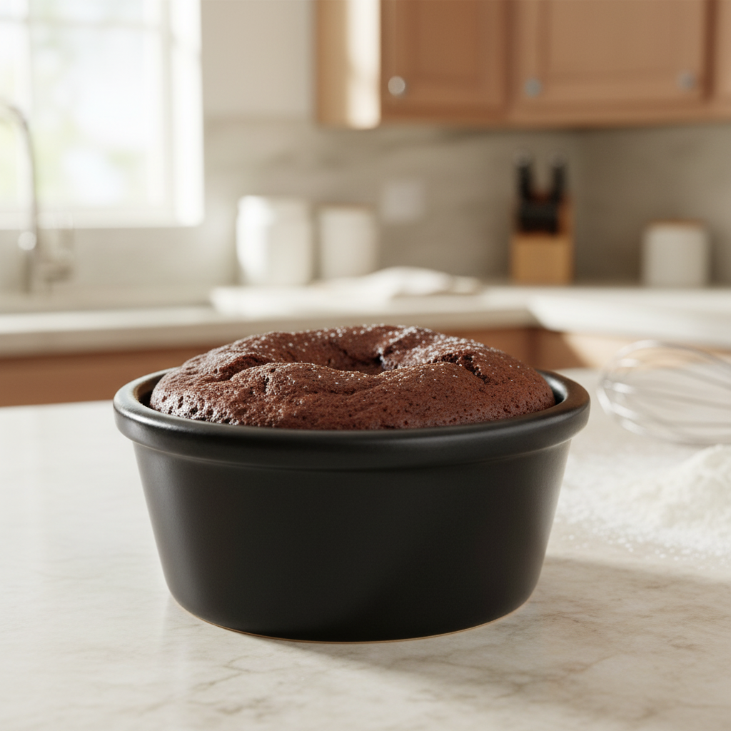 Winco Plain Ramekin 2 oz. Black Melamine RP-2K