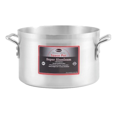 Professional Sauce Pot Aluminum 8 qt. 10" Diameter x 6" Height