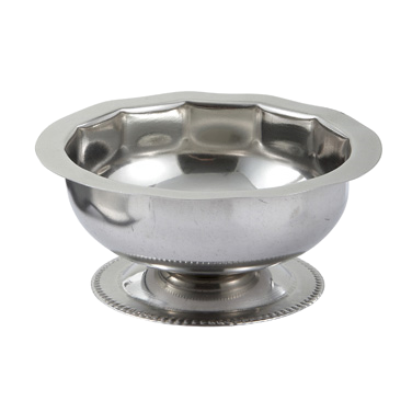 Sherbet Dish Footed Stainless Steel 5 oz.