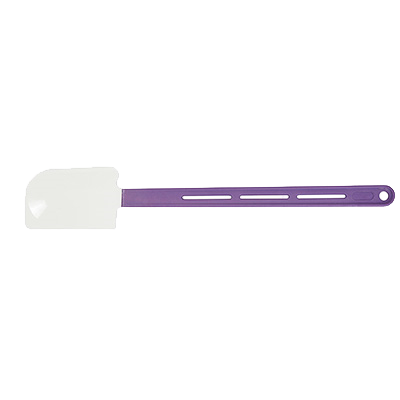 Scraper with Purple Nylon Handle 10-1/2" Allergen Free Silicone