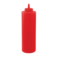 Squeeze Bottle Red BPA Free Plastic 24 oz. - 6 Bottles/Pack