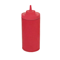 Squeeze Bottle Red BPA Free Plastic 32 oz. Wide Mouth - 6 Bottles/Pack
