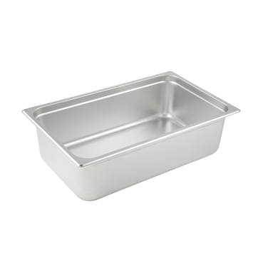 Steam Table Pan Full Size 25 Gauge 18/8 Stainless Steel 20-3/4" x 12-3/4" x 6"