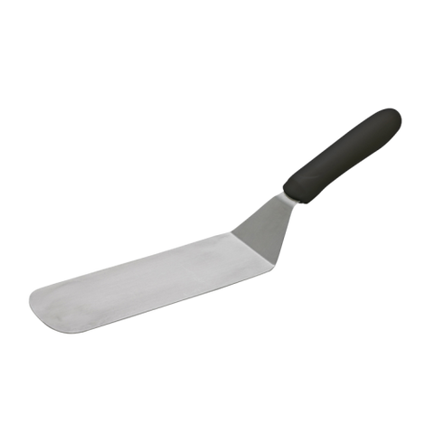 Offset Turner Stainless Steel with Black Polypropylene Handle 8-1/4" x 2-7/8" Blade