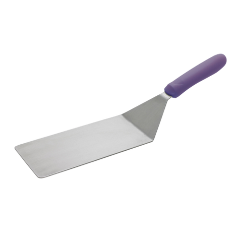 Turner Allergen Free Stainless Steel with Purple Polypropylene Handle 8" x 4" Blade