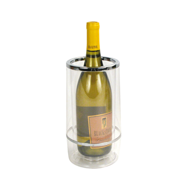 Wine Cooler Clear Acrylic 4-1/2" Diameter x 9" Height