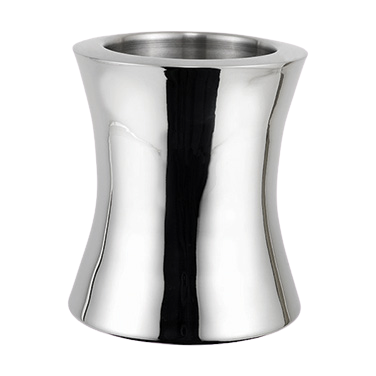 Wine Cooler 60 oz. Stainless Steel Mirror Finish 6" Diameter x 7" Height