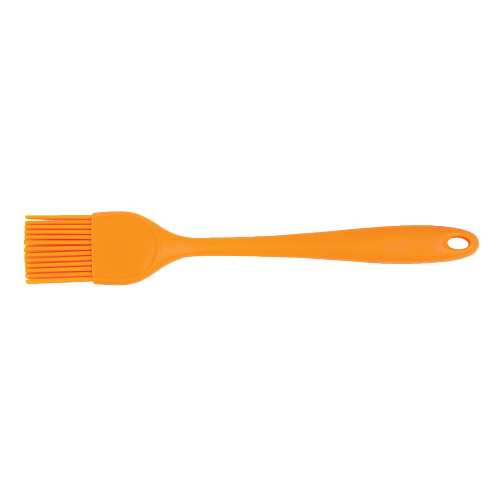 HIC Brush 10.75" Cantaloupe Orange 100% Pure Silicone
