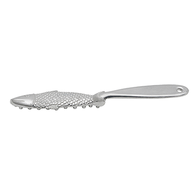 Harold Imports Fish Scaler 8-1/2" Silver Aluminum