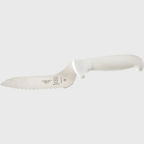 Ultimate White® Wavy Edge Offset Bread Knife White 6"