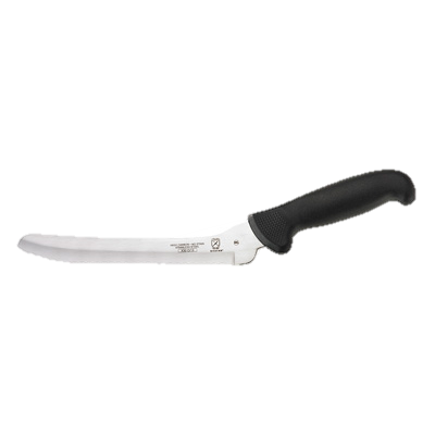 superior-equipment-supply - Mercer Tool - Mercer Culinary Stamped Stain-Resistant Steel 8" Black Bread Knife