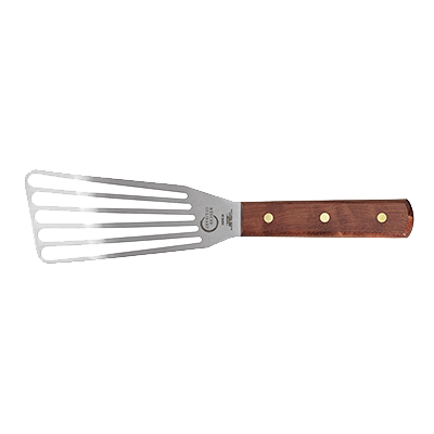superior-equipment-supply - Mercer Tool - Mercer Culinary Japanese Stainless Steel 6" x 3" Blade Fish Turner With Rosewood Handle