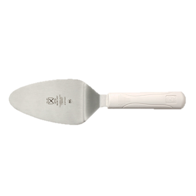superior-equipment-supply - Mercer Tool - Mercer Culinary Stainless Steel 5" x 3" Blade Pie Server With White Handle