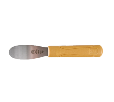 superior-equipment-supply - Mercer Tool - Mercer Culinary Stainless Steel 3-1/2" Blade Spreader With Peanut Butter Color Handle