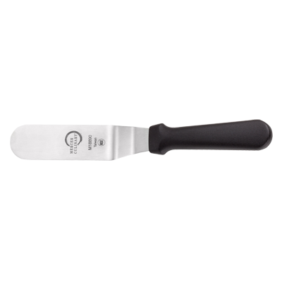 superior-equipment-supply - Mercer Tool - Mercer Culinary 6" x 2" Stain-Resistant Stainless Steel Spatula With Black Handle