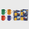 GET Enterprise Mug 8 oz. Melamine Pack of 4 Colors - 12/Case