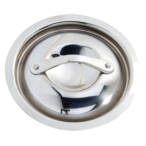 Lid Round with Handle 18/8 Stainless Steel for 3-3/4" Casserole