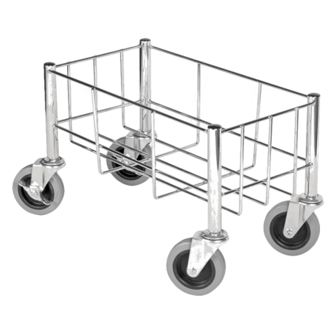 Trash Can Cart with (4) 3-3/4" Diameter Casters 18-1/2"L x 9-1/2"W x 7"H