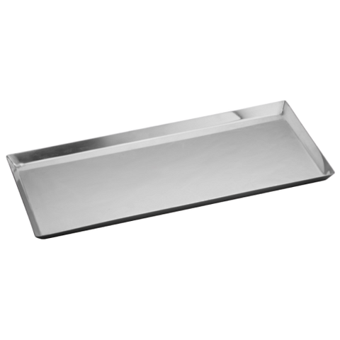 Serving Tray Rectangular Stainless Steel 14-1/8"L x 7-1/2"W