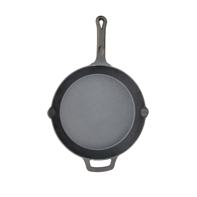 FireIron™ Skillet with Helped Handle Cast Iron 12" Diameter